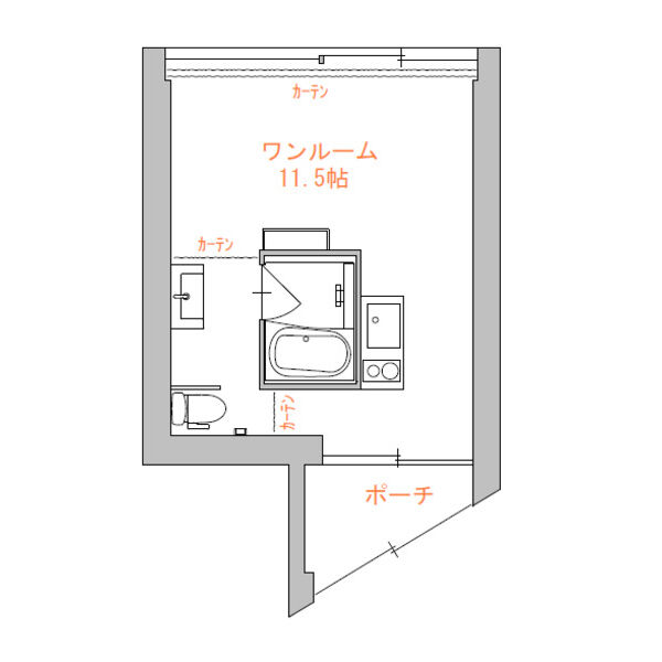 大池薬局ビル　Ntype間取り