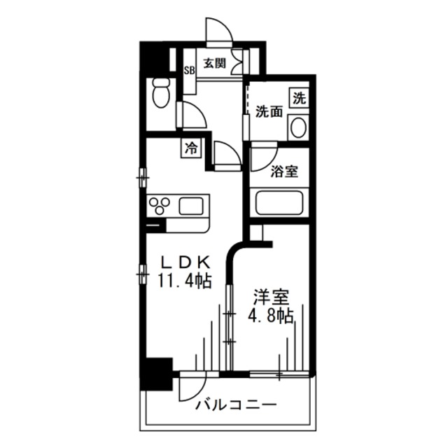 GK fan レジデンス　Atype間取り