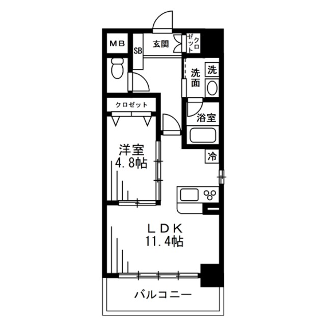 GK fan レジデンス　Ctype間取り