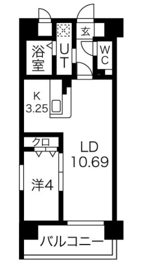 GRANDUKE新栄luno　Atype間取り